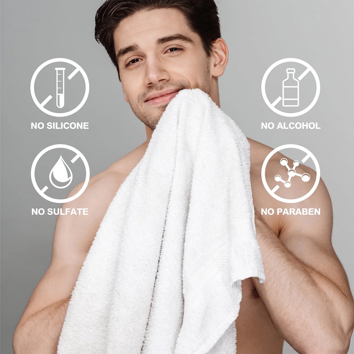 Bath Gift Sets for Men Father'S Day Gift Ideas, 8 Pcs Sandalwood Luxury Spa Gift Basket Body Care Sets with Toiletry Bag Birthday Gifts for Dad Husband